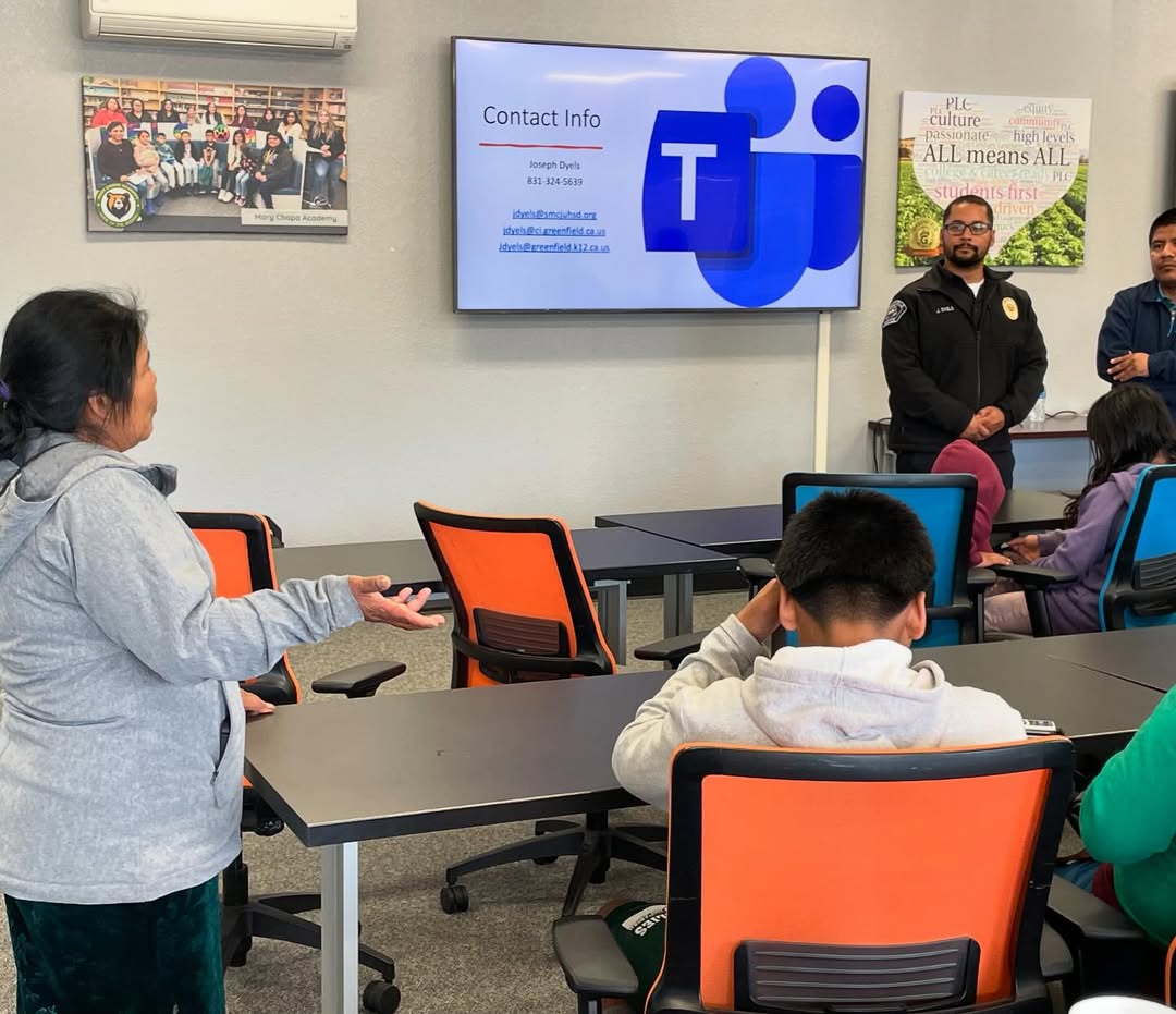 CEO interpreting between police officer and indigenous parent