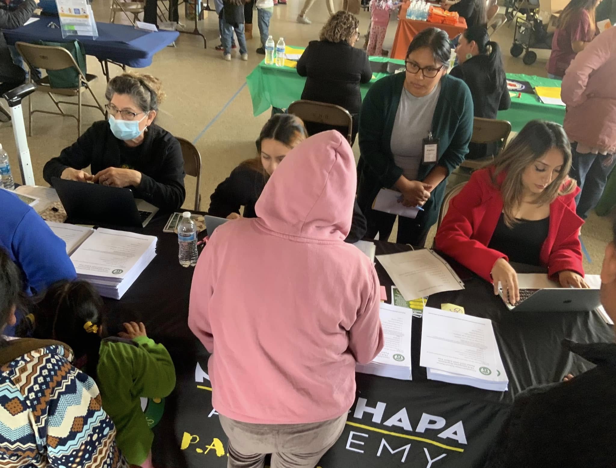 On-demand interpretation at school registration